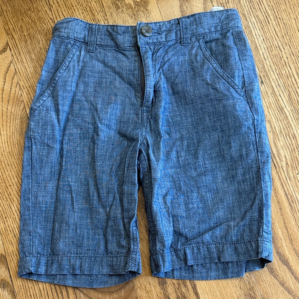 Boys Old Navy Blue Chambray Shorts